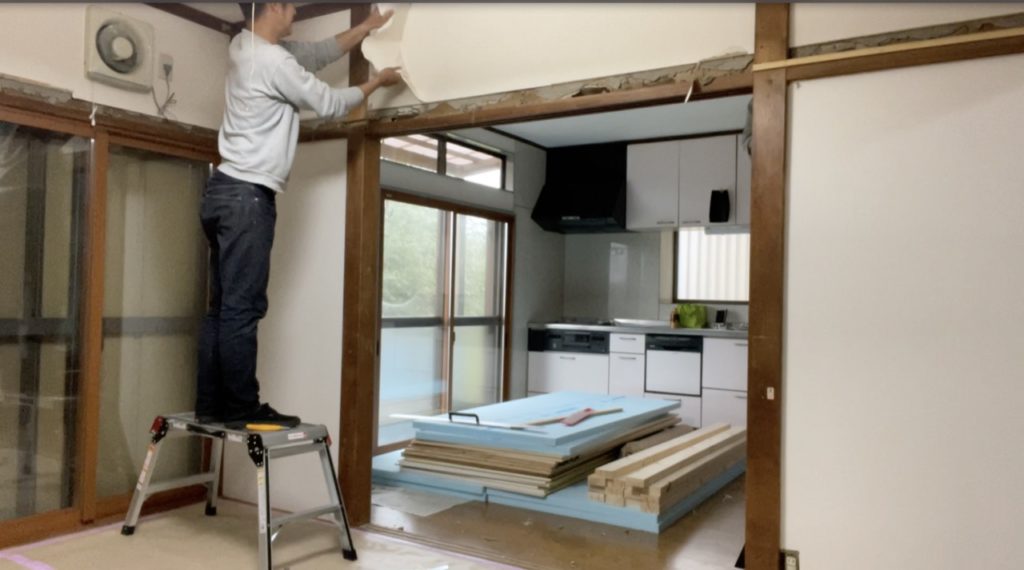 DIY:ふすま壁の壁紙剥がし
セルフリノベーション
セルフリフォーム