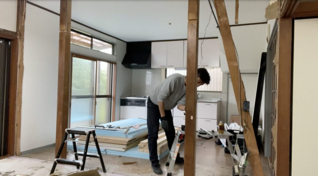 DIY:ふすま壁の解体後1
セルフリノベーション
セルフリフォーム