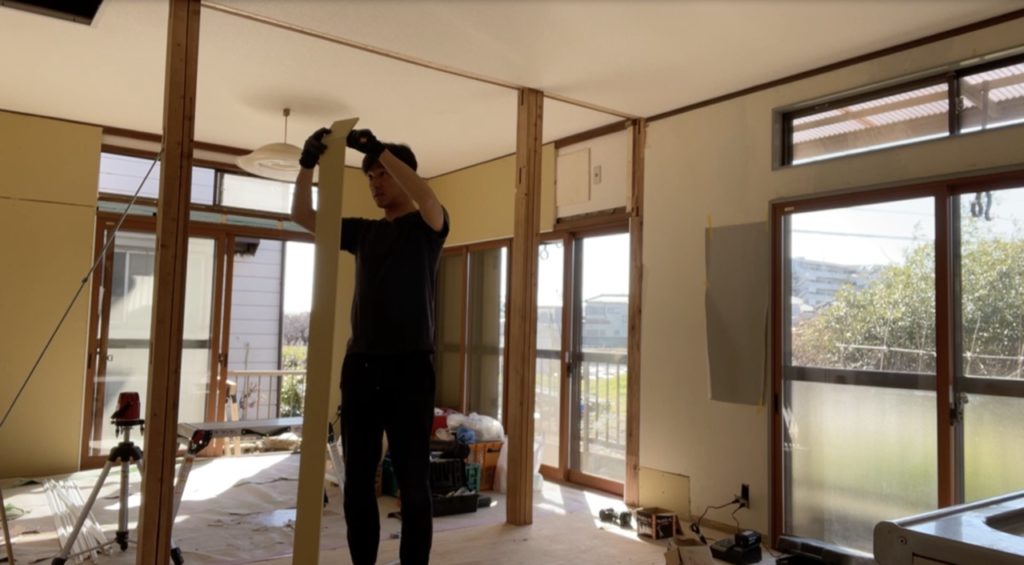 DIY:石膏ボード貼り4
セルフリノベーション
セルフリフォーム
空き家再生