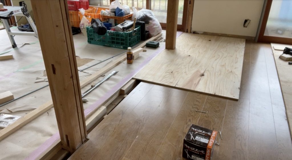 DIY:床上げ、床板作業工程6
セルフリノベーション
セルフリフォーム
空き家再生