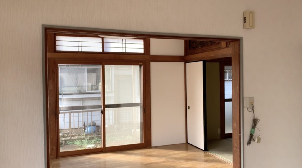 DIY:元のふすま壁