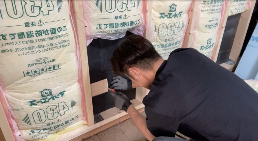 DIY：壁設置、遮音シート７
セルフリノベーション
セルフリフォーム
空き家再生