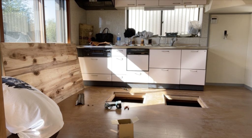 DIY：床上げ作業、事前準備３
セルフリノベーション
セルフリフォーム
空き家再生