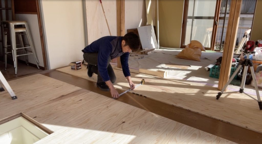 DIY：床上げ作業、ブロック６−２
セルフリノベーション
セルフリフォーム
空き家再生